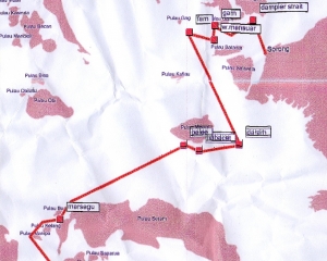 Our-route-through-Raja-Ampat