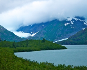 Portage-Lake-with-Burns-Glacier-on-the-left-and-Portage-Glacier-on-the-right