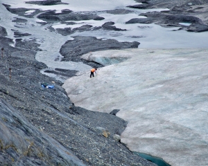 Checking-on-the-glacier